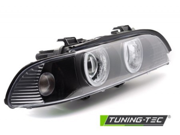 Xenon Angel Eyes Scheinwerfer für BMW 5er E39 Facelift (LCI) 00-03 schwarz (DEPO)