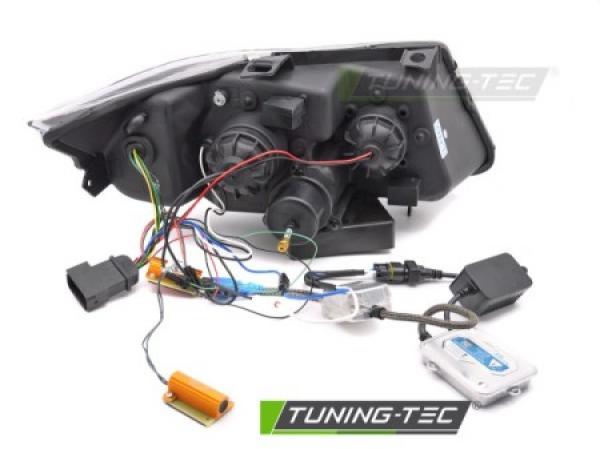 Xenon LED Angel Eyes Scheinwerfer für BMW 3er E90/E91 LCI 09-11 chrom mit LED Blinker