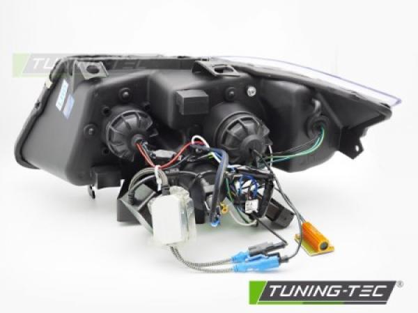 Xenon LED Angel Eyes Scheinwerfer für BMW 3er E90/E91 LCI 09-11 schwarz mit LED Blinker