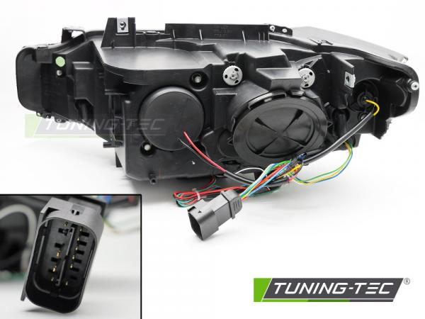 Upgrade "Y-Light" LED Tagfahrlicht Angel Eyes Scheinwerfer Set für BMW 3er F30/F31 11-15 chrom