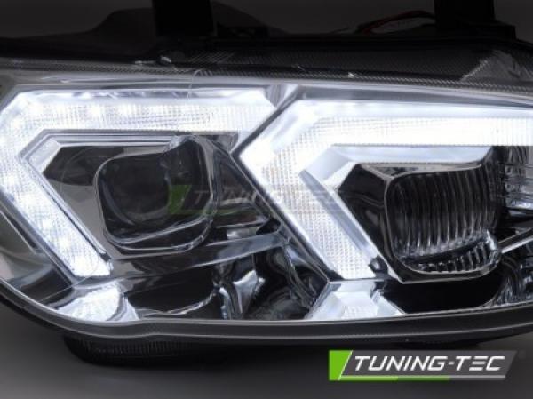 Upgrade Design Xenon LED Tagfahrlicht Scheinwerferset für BMW 3er Coupe/Cabrio E92/E93 LCI 10-13 chrom