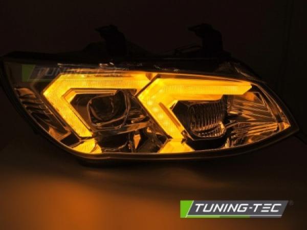 Upgrade Design Xenon LED Tagfahrlicht Scheinwerferset für BMW 3er Coupe/Cabrio E92/E93 LCI 10-13 chrom