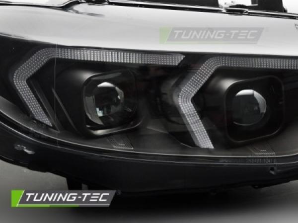 VOLL LED Upgrade Design Tagfahrlicht Scheinwerfer Set für BMW 4er F32/F33 Coupe/Cabrio  13-17 schwarz