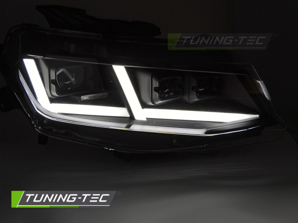 VOLL LED Upgrade Design Scheinwerfer Set für Chevrolet Camaro 16-18 schwarz mit dyn. Blinker