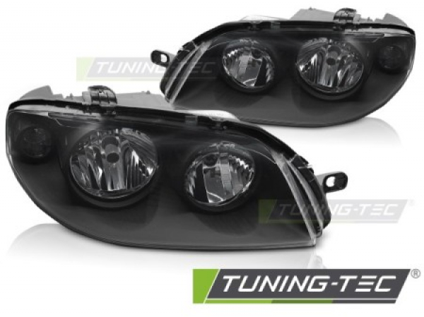 Upgrade Design Scheinwerfer Set für Fiat Punto 2 Facelift 03-07 schwarz