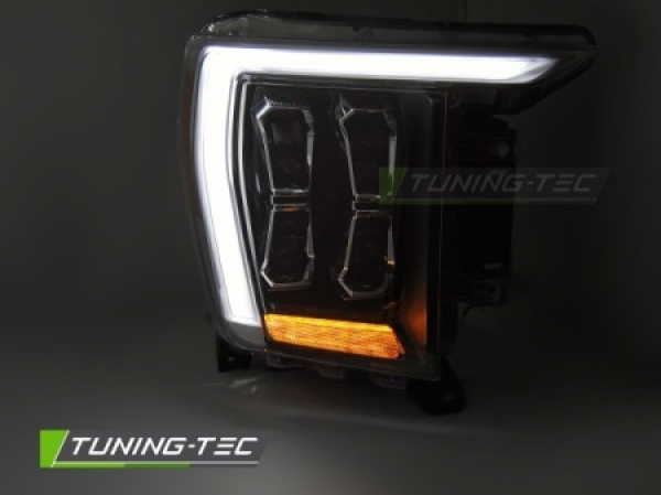 VOLL LED Upgrade Tagfahrlicht Scheinwerfer Set für Ford F150 MK14 20-23 schwarz