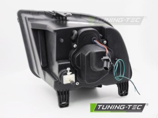 LED Tagfahrlicht Design Scheinwerfer für Ford Mustang IV 04-09 schwarz