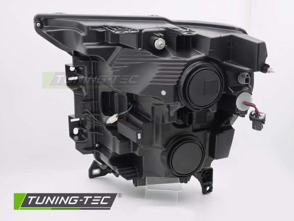 VOLL LED Tagfahrlicht Design Scheinwerfer Set für Ford F150 MK14 20-23 schwarz mit dyn. Blinker
