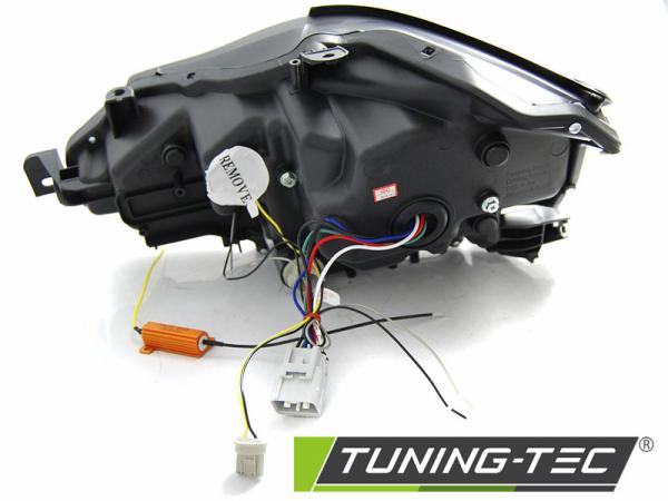 VOLL LED Tagfahrlicht Scheinwerfer für Lexus IS 13-16 schwarz