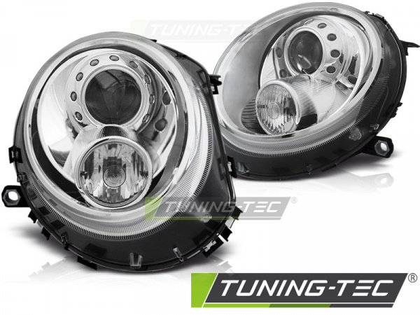 Upgrade Design Klarglas Scheinwerfer für Mini Cooper 06-14 chrom