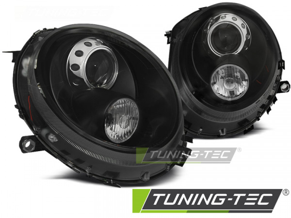 Upgrade Design Klarglas Scheinwerfer für Mini Cooper 06-14 schwarz