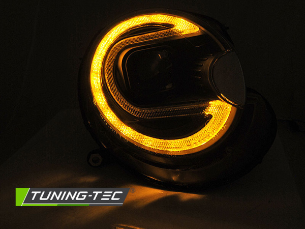 Xenon LED Tagfahrlicht Design Scheinwerfer für Mini Cooper 06-14 schwarz mit LED Blinker