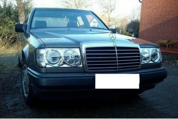 Upgrade Klarglas Scheinwerfer für Mercedes Benz E-Klasse W124 85-93 chrom