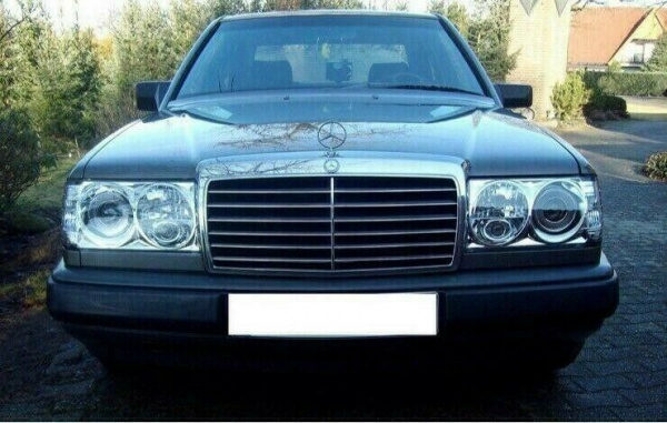 Upgrade Klarglas Scheinwerfer für Mercedes Benz E-Klasse W124 85-93 chrom