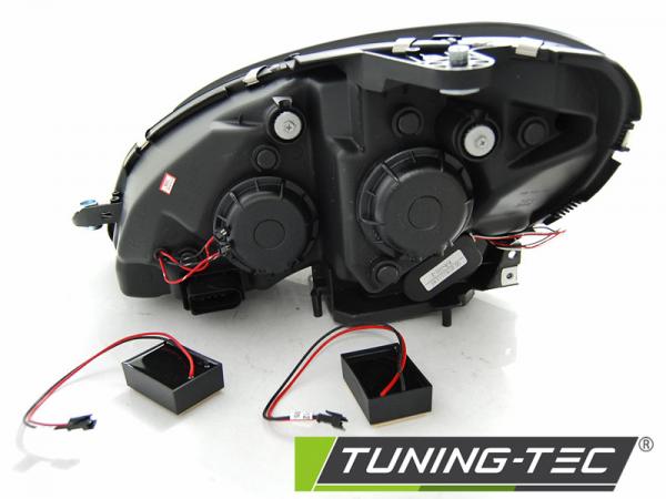 LED Tagfahrlicht Design Scheinwerfer für Mercedes Benz C-Klasse W204 07-10 chrom LTI