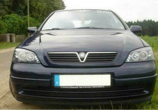 LED Angel Eyes Scheinwerfer für Opel Astra G 98-04 schwarz
