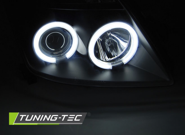 CCFL Angel Eyes Scheinwerfer für Suzuki Swift 05-10 schwarz