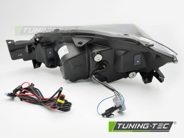 VOLL LED Tagfahrlicht Scheinwerfer Set für Subaru WRX 08-14 schwarz mit dyn. Blinker
