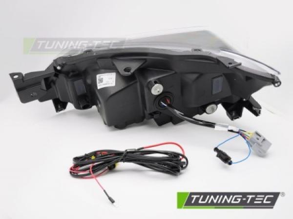 VOLL LED Tagfahrlicht Scheinwerfer Set für Subaru WRX 08-14 schwarz mit dyn. Blinker und Willkommensfunktion