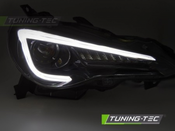 Upgrade Design LED Tagfahrlicht Scheinwerfer Set für Toyota GT86 12-21 schwarz mit dyn. Blinker