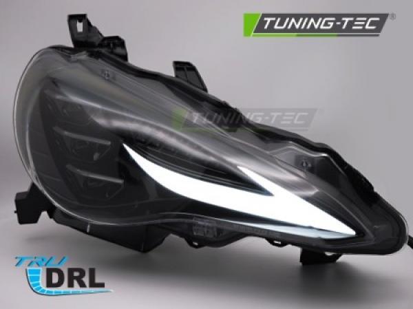 VOLL LED Tagfahrlicht Scheinwerfer Set für Toyota GT86 12-21 schwarz mit dyn. Blinker und Willkommensfunktion