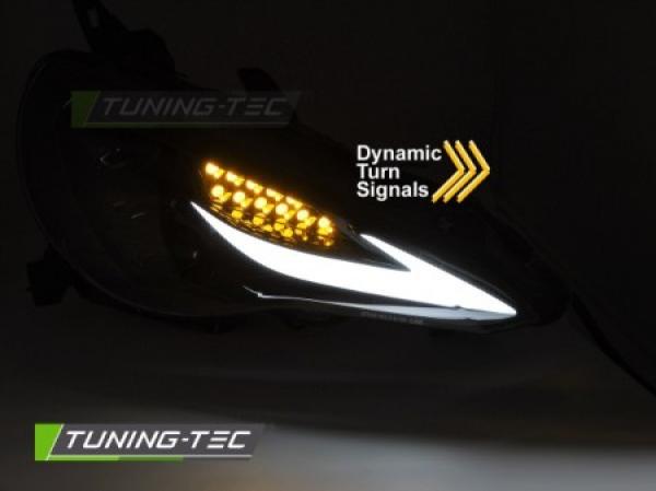 VOLL LED Tagfahrlicht Scheinwerfer Set für Toyota GT86 12-21 schwarz mit dyn. Blinker und Willkommensfunktion