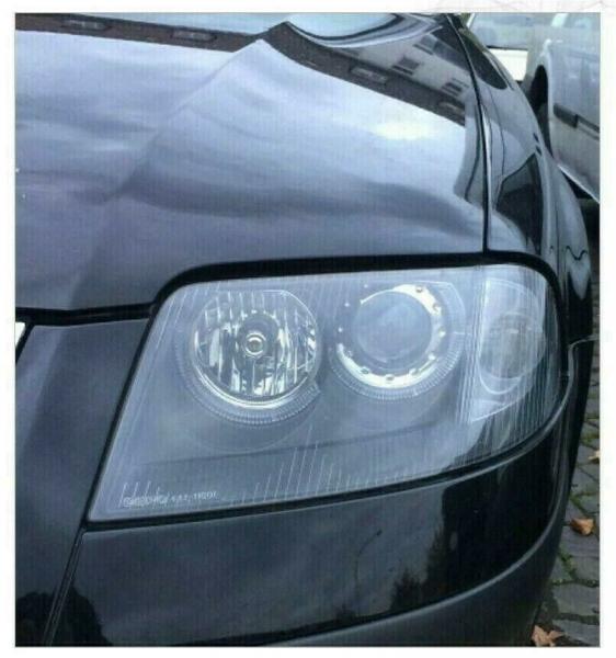 Upgrade Design Angel Eyes Scheinwerfer für VW Passat 3BG 00-05 schwarz