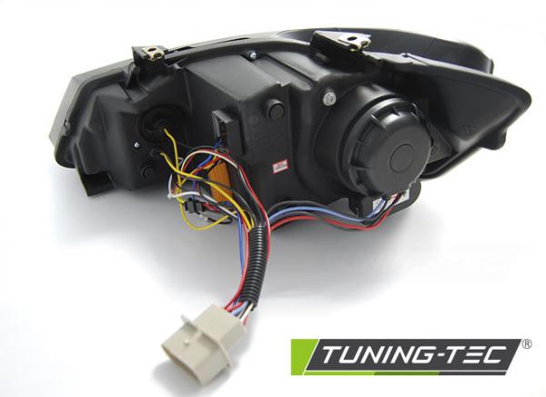 LED Tagfahrlicht Design Scheinwerfer für VW Polo 6R 09-14 chrom