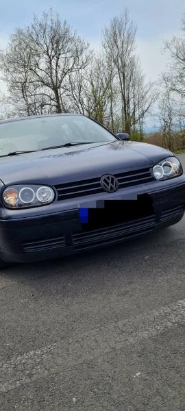 CCFL Angel Eyes Scheinwerfer für VW Golf 4 97-03 schwarz