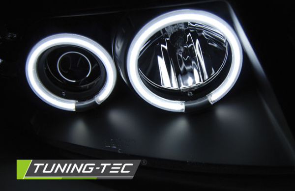 CCFL Angel Eyes Scheinwerfer für VW Passat 3B (B5) 96-00 chrom