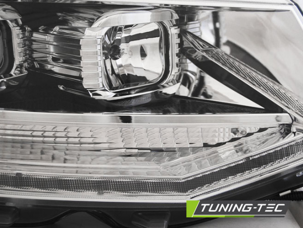 LED Tagfahrlicht Scheinwerfer für VW T6 15-19 chrom