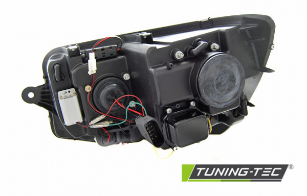 LED Tagfahrlicht Scheinwerfer für VW T6 15-19 schwarz