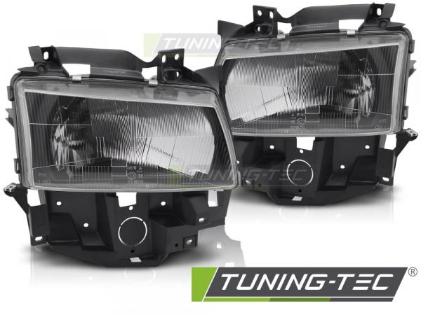 Upgrade Design Scheinwerfer für VW T4 Bus 96-03 Caravelle / Multivan Schwarz