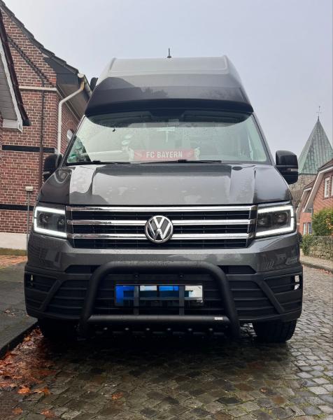 VOLL LED Tagfahrlicht Scheinwerfer für VW Crafter II / MAN TGE 2017+ / schwarz dynamisch