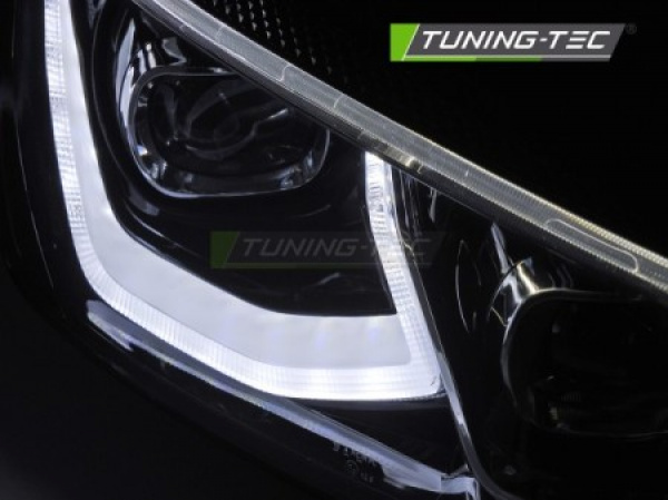 VOLL LED Upgrade Design Scheinwerfer Set für VW Golf 7 (Vorfacelift) 12-17 schwarz mit dyn. Blinker
