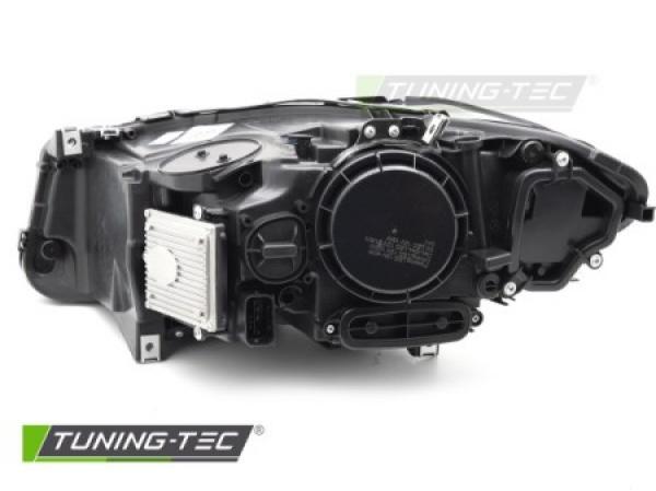 VOLL LED Angel Eyes Scheinwerfer Set für BMW 5er F10/F11 10-13 schwarz