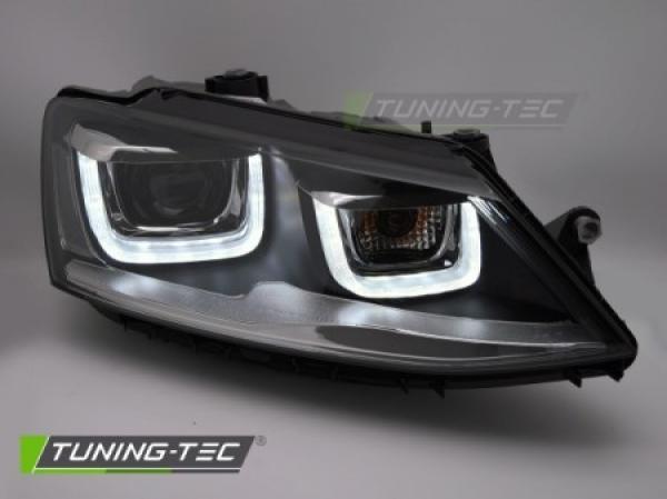 LED Upgrade Design Tagfahrlicht Scheinwerfer Set für VW Jetta 6 (VI) 11-18 schwarz