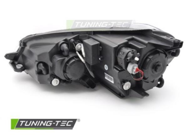 Voll-LED Upgrade Design Tagfahrlicht Scheinwerfer Set passend für VW Golf 7 12-17 schwarz / chrom mit dynamischem LED Blinker
