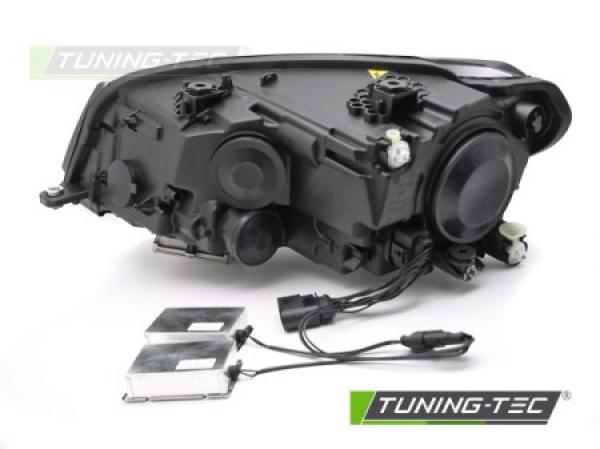 VOLL LED Upgrade Design Scheinwerfer Set passend für VW Caddy 15-20 schwarz mit dyn. Blinker