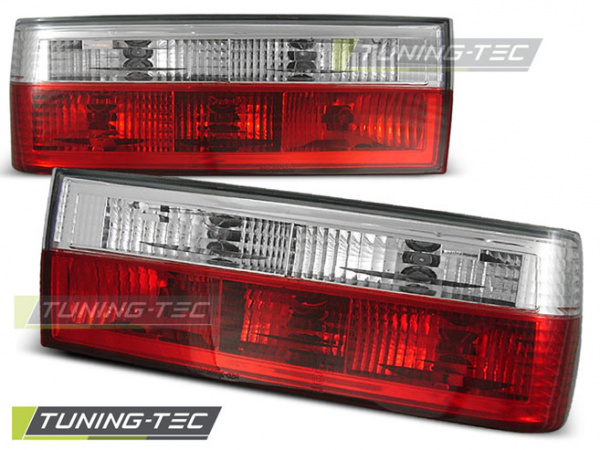 Upgrade Design Rückleuchten für BMW 3er E30 Limousine/Coupe/Cabrio 82-87 rot/weiß