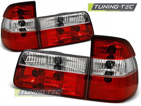 Upgrade Design Rückleuchten für BMW 5er E39 Touring 95-00 rot/klar