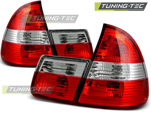 Upgrade Design Rückleuchten für BMW 3er E46 Touring 99-05 rot/weiß