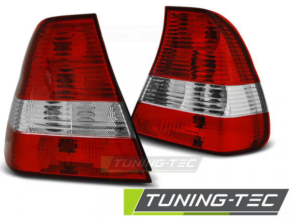 Upgrade Design Rückleuchten für BMW 3er E46 Compact 01-04 rot/weiß
