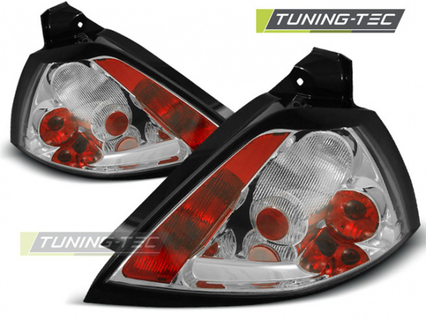 Upgrade Design Rückleuchten für Renault Megane 2 02-05 chrom