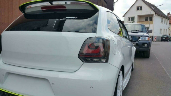 Upgrade Design Rückleuchten für VW Polo 6R 09-14 schwarz/rauch
