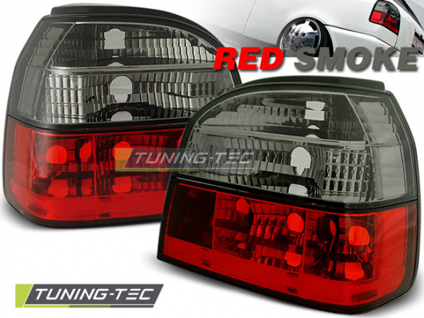 Upgrade Design Rückleuchten für VW Golf 3 (III) 91-97 rot/rauch