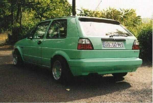 Upgrade Design Rückleuchten für VW Golf 2 (II) 83-91 rot/weiß