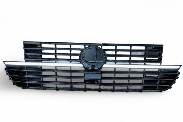 LumiFire Upgrade LED Kühlergrill Sportgrill passend für VW T6.1 19-23 Hochglanz-schwarz