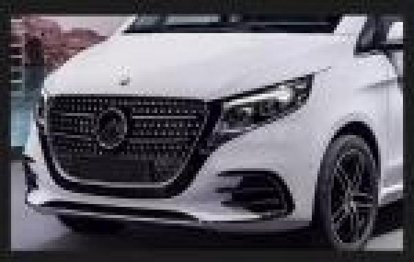 Upgrade Design VOLL LED Tagfahrlicht Scheinwerfer für Mercedes Benz V-Klasse / Vito W447 14-23 schwarz mit LED Blinker