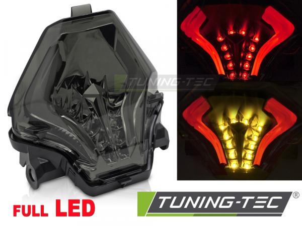 Voll LED Upgrade Design Rückleuchte passend für YAMAHA YZF-R25 / R3 / MT-07 14-19 schwarz/rauch